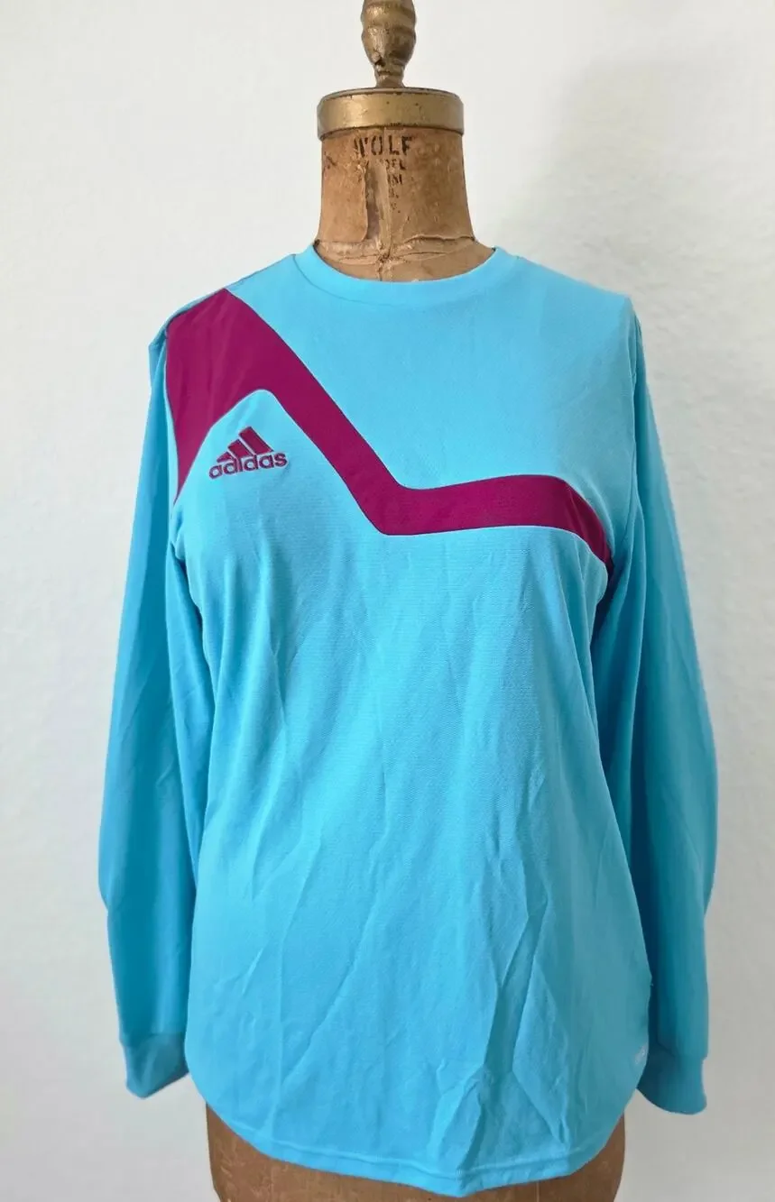 Adidas XLg Climalite Bilvo 13 Soccer Goalkeeper Long Sleeve Padded Elbow Jersey - Picture 2 of 5